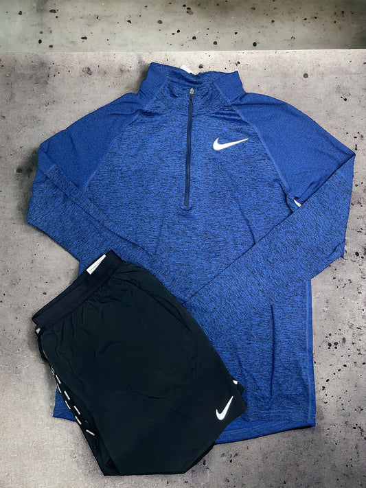 NIKE - ELEMENT DRI-FIT 1/4 ZIP - Navy