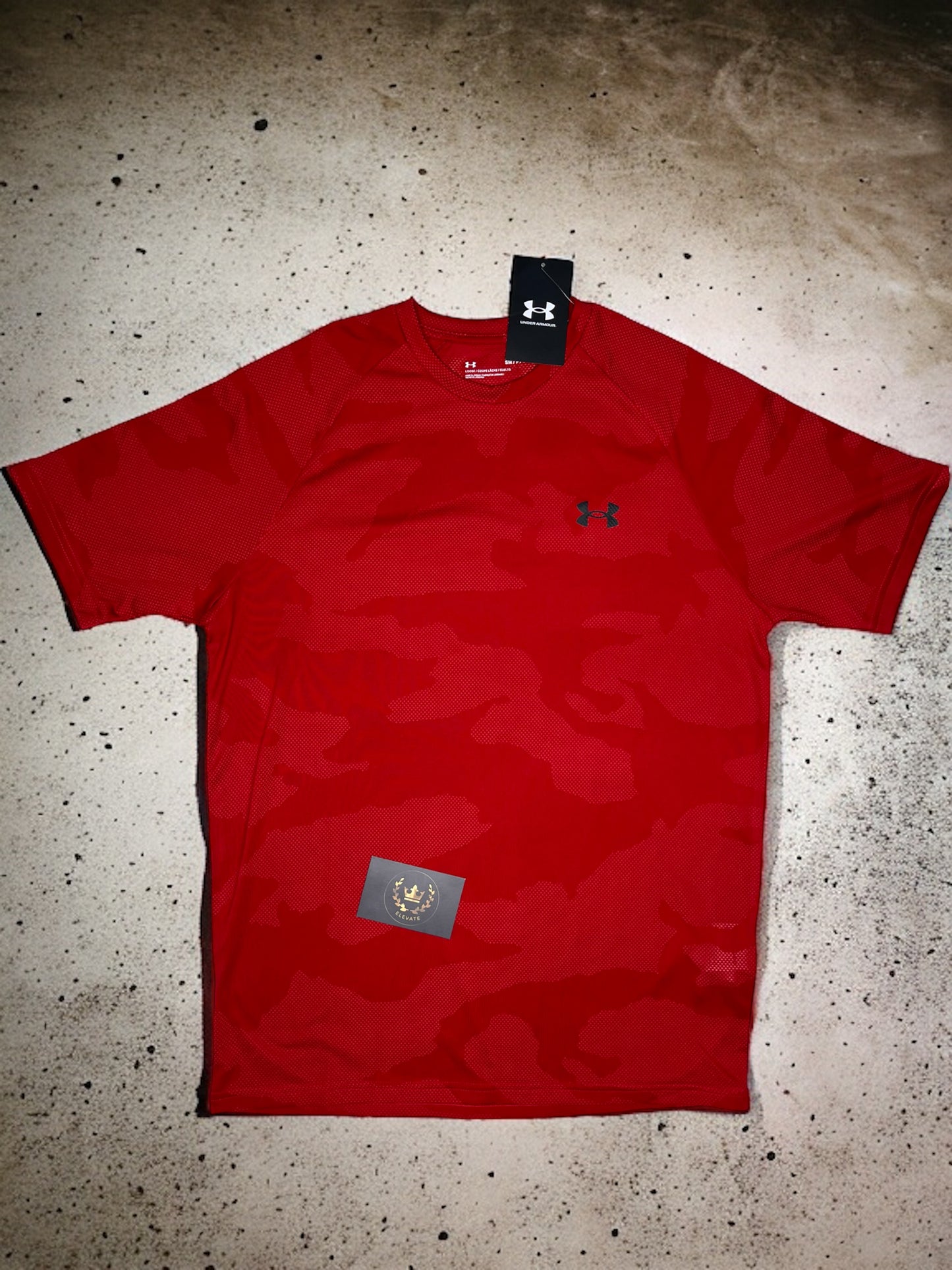 UNDER ARMOUR - RED - CAMO